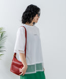 【CONVERSE/コンバース】チュールレイヤード Tシャツ zo