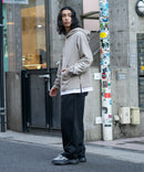 フェイクレイヤード 袖プリント ビッグシルエット 裏毛 フーディー プルオーバー パーカー KANGOL カンゴール