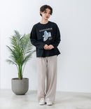 【CONVERSE/コンバース】シューズモチーフワイドスウェット