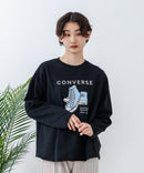 【CONVERSE/コンバース】シューズモチーフワイドスウェット