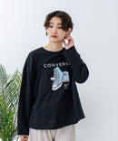 【CONVERSE/コンバース】シューズモチーフワイドスウェット