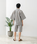 しじら織り 甚平 お祭り 花火大会 部屋着