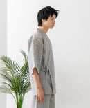 しじら織り 甚平 お祭り 花火大会 部屋着