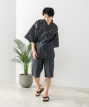 しじら織り 甚平 お祭り 花火大会 部屋着