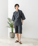 しじら織り 甚平 お祭り 花火大会 部屋着