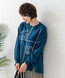 【C-FORT POINT/フォートポイント】裏毛 リメイク風 スウェットトレーナー