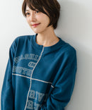 【C-FORT POINT/フォートポイント】裏毛 リメイク風 スウェットトレーナー