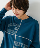 【C-FORT POINT/フォートポイント】裏毛 リメイク風 スウェットトレーナー