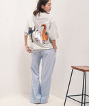 【CORISCO/コリスコ】アニマル プリント Tシャツ