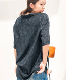 レーヨン 総柄プリント シャツ アロハ 接触冷感 レーヨン100%【BLUE STANDARD/ブルースタンダード】