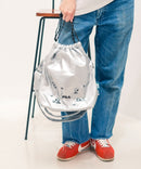 フロント刺繍 ドローストリングショルダーバッグ【FILA/フィラ × PEANUTS/ピーナッツ】