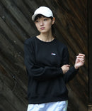 【FILA/フィラ】ワンポイント刺繍 スウェットトレーナー ブランドロゴ