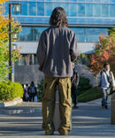 フェイク スエード ワンポイント刺繍 フルジップブルゾン UNIIT