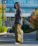 フェイク スエード ワンポイント刺繍 フルジップブルゾン UNIIT