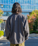 フェイク スエード ワンポイント刺繍 フルジップブルゾン UNIIT