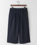 ドライタッチ 吸水速乾 ストレッチ楊柳クロップドパンツ BLUE STANDARD ブルースタンダード