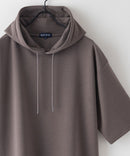 ポンチ フェイク レイヤード 7分袖 Tパーカー カットソー 接触冷感 吸水速乾 BLUE STANDARD ブルースタンダード