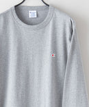 USAコットン ワンポイント ロング Tシャツ ロンT   サスティナブル CHAMPION チャンピオン