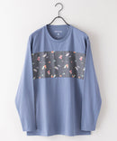 ZERO STAIN 切り替え ロンT 汗染みの目立たない Tシャツ 撥水 防汚 UVカット 紫外線対策 ユニセックス