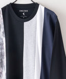 ZERO STAIN 切り替え ロンT 汗染みの目立たない Tシャツ 撥水 防汚 UVカット 紫外線対策 ユニセックス