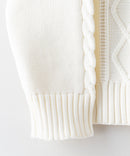 マシン ウォッシャブル  アンチ ピリング 軽量 アラン柄 クルーセーター イージーケア BLUE STANDARD ブルースタンダード