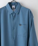 【UNIIT × RED CAP GIRL】 ナチュラルストレッチ バルーンスリーブ ルーズシルエット バック刺繍シャツ