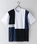 汗染み 目立ちにくい Tシャツ ゼロステイン ZERO STAIN 汗染み防止 切り替え デザイン Tシャツ メンズ レディース 男女兼用 トップス 半袖 おしゃれ 吸水速乾 人気 tシャツ 機能 快適 インナー 肌着としても 撥水加工 UVカット 防汚加工 紫外線防止