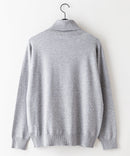 高機能 カシミヤタッチ タートルネックセーター 素肌で着れるセーター マシンウォッシャブル アンチプリング 静電気防止 ストレッチ ウォームビズ BLUE STANDARD