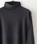 高機能 カシミヤタッチ タートルネックセーター 素肌で着れるセーター マシンウォッシャブル アンチプリング 静電気防止 ストレッチ ウォームビズ BLUE STANDARD