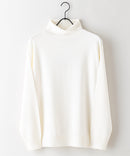 高機能 カシミヤタッチ タートルネックセーター 素肌で着れるセーター マシンウォッシャブル アンチプリング 静電気防止 ストレッチ ウォームビズ BLUE STANDARD