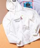 【(What it isNt)ART BY MARKGONZALES / (ワットイットイズント) アートバイマークゴンザレス】703号室コラボのBIGシルエットプリントプルパーカー zo