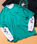 【(What it isNt)ART BY MARKGONZALES / (ワットイットイズント)アートバイマークゴンザレス】 リアル レイヤード ロンT  半袖T ロンT 2枚セット ユニセックス