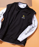 【(What it isNt)ART BY MARKGONZALES / (ワットイットイズント) アートバイマークゴンザレス】 スエードタッチベスト ロンT リアルレイヤード 2枚セット