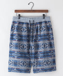 ペンギン プリント ミニ 裏毛 ショート パンツ さらさら BLUE STANDARD ブルースタンダード