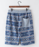 ペンギン プリント ミニ 裏毛 ショート パンツ さらさら BLUE STANDARD ブルースタンダード