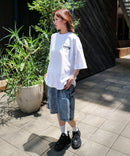 ワンポイント刺繍Tシャツ【THRASHER/スラッシャー】