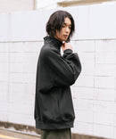 【BEN DAVIS/ベンデイビス】ワンポイントキモウハーフジップ ヘビーウェイトスウェット ワンポイント刺繍 裏起毛