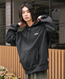 【BEN DAVIS/ベンデイビス】ワンポイントキモウフーディー ヘビーウェイトスウェット ワンポイント刺繍 裏起毛 プルオーバーパーカー