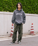 【BEN DAVIS/ベンデイビス】アーチロゴキモウフーディー ヴィンテージ加工 カレッジロゴ 裏起毛 プルオーバーパーカー