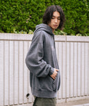 【BEN DAVIS/ベンデイビス】アーチロゴキモウフーディー ヴィンテージ加工 カレッジロゴ 裏起毛 プルオーバーパーカー