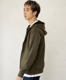 裏ボア フルジップ パーカー ふんわり あたたかい 厚手 防寒 部屋着 秋冬