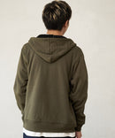 裏ボア フルジップ パーカー ふんわり あたたかい 厚手 防寒 部屋着 秋冬