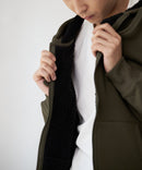 裏ボア フルジップ パーカー ふんわり あたたかい 厚手 防寒 部屋着 秋冬