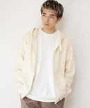 裏ボア フルジップ パーカー ふんわり あたたかい 厚手 防寒 部屋着 秋冬