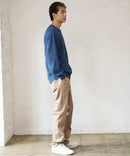 ふんわり もちもちのやみつきな触り心地 ふわもちモール 畦編み クルー ネックセーター BLUE STANDARD ブルースタンダード