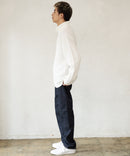 ふんわりもちもちのやみつきな触り 心地 ふわもち モール 畦編み タートルネック セーター  BLUE STANDARD ブルースタンダード