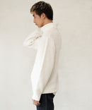 ふんわりもちもちのやみつきな触り 心地 ふわもち モール 畦編み タートルネック セーター  BLUE STANDARD ブルースタンダード