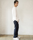 ふんわり もちもちのやみつきな触り心地 ふわもちモール 畦編み クルー ネックセーター BLUE STANDARD ブルースタンダード