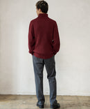 ふんわりもちもちのやみつきな触り 心地 ふわもち モール 畦編み タートルネック セーター  BLUE STANDARD ブルースタンダード