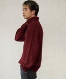 ふんわりもちもちのやみつきな触り 心地 ふわもち モール 畦編み タートルネック セーター  BLUE STANDARD ブルースタンダード